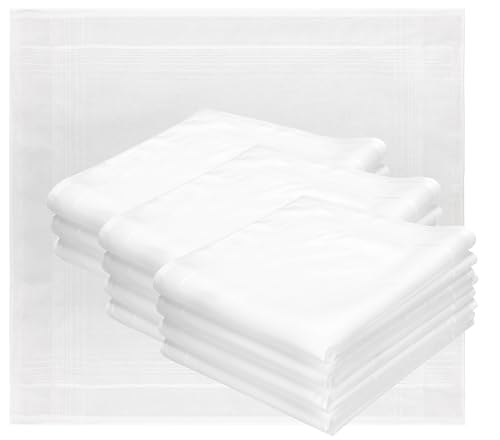 Betz 12 Stück Herren Stoff Taschentücher Set Lord 3 Größe 40x40 cm 100% Baumwolle Dessin 44 von Betz