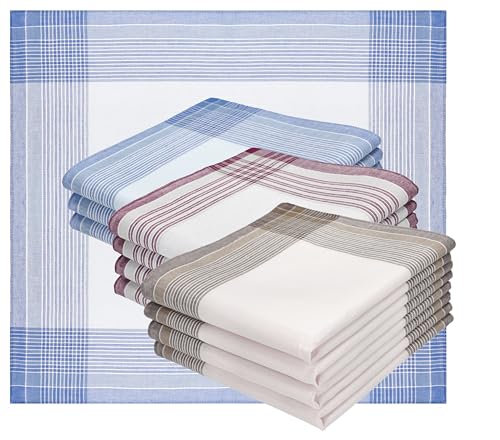 Betz 12 Stück Herren Stoff Taschentücher Set Martin Dessin 03 Größe 40 x 40 cm 100% Baumwolle Betz 12 Stück Herren Stoff Taschentücher Set Martin Dessin 03 Größe 40 x 40 cm 100% Baumwolle von Betz