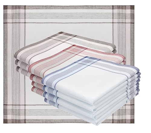 Betz 12 Stück Herren Stoff Taschentücher Set MARTIN Dessin 06 Größe 40 x 40 cm 100% Baumwolle Betz 12 Stück Herren Stoff Taschentücher Set MARTIN Dessin 06 Größe 40 x 40 cm 100% Baumwolle von Betz