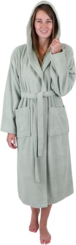Betz Bademantel Frottee mit Kapuze für Herren und Damen 100% Baumwolle Saunabademantel - langer Bademantel - Saunamantel - Farbe jade Größe L/XL BERLIN Betz Bademantel Frottee mit Kapuze für Herren und Damen 100% Baumwolle Saunabademantel - langer Bademantel - Saunamantel - Farbe jade Größe L/XL BERLIN von Betz