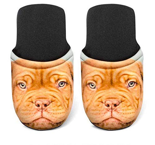 Betz Badepantoletten Hotel Slipper Badeslipper Frottee Frottier Hausschuhe für Sie und Ihn Jersey Dogge Größe M von Betz