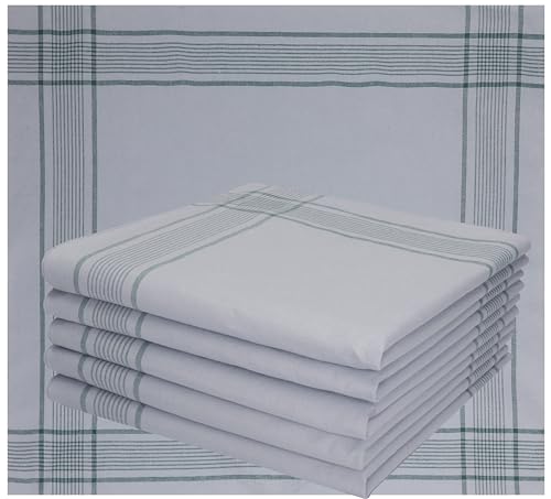 Betz 6 Stück Bundeswehr Taschentücher XXL Army Herren Stoff Taschentücher Set Größe 50x50 cm 100% Baumwolle von Betz