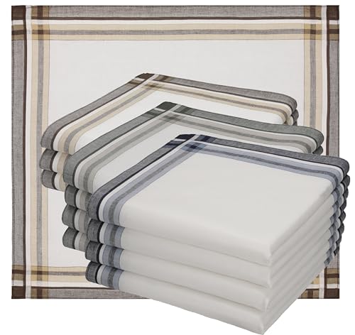 Betz Stofftaschentücher - Herrentaschentücher - Männertaschentücher aus 100% Baumwolle - 40x40 cm - Leo 2 - Dessin 4 von Betz