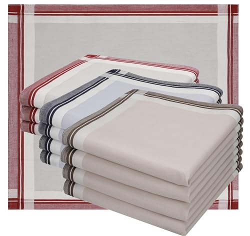 Betz Stofftaschentücher - Herrentaschentücher - Männertaschentücher aus 100% Baumwolle - 40x40 cm - Leo 2 Dessin 1 von Betz