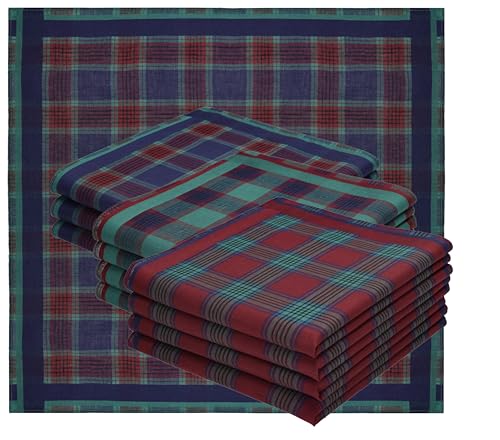 Betz Stofftaschentücher - Herrentaschentücher - Männertaschentücher aus 100% Baumwolle - 40x40 cm - Leo 9 Dessin 1 von Betz