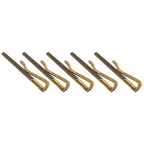 5pcs 85mm Feder Geld Clip -Bar, Feder Metall Money Clip Einsatzstange Ersatz für Biflold Wallet Leder Brieftasche (Ancient Bronze) von Beufee