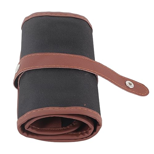 Beufee Rollen Sie Bleistiftkoffer, tragbare Leinwand Roll -Up Sketch Stift Bleistiftbeutel Stift Vorhang Oxford Stoff Multi -Slot -Bleistiftbeutel für den Künstlerschüler (36 Löcher (ohne Stift)) von Beufee