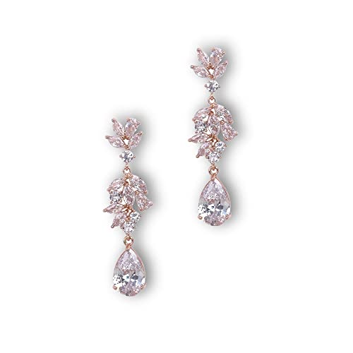 Beusoulover Braut-Hochzeitsohrringe für Bräute, Brautjungfern, Marquiseschliff, Tropfenohrringe für Damen, Zirkonia, Tropfen- und baumelnde Ohrringe für Abschlussball oder Festzug, Schmuck, 4 x 1,2 cm Beusoulover Braut-Hochzeitsohrringe für Bräute, Brautjungfern, Marquiseschliff, Tropfenohrringe für Damen, Zirkonia, Tropfen- und baumelnde Ohrringe für Abschlussball oder Festzug, Schmuck, 4 x 1,2 cm von Beusoulover