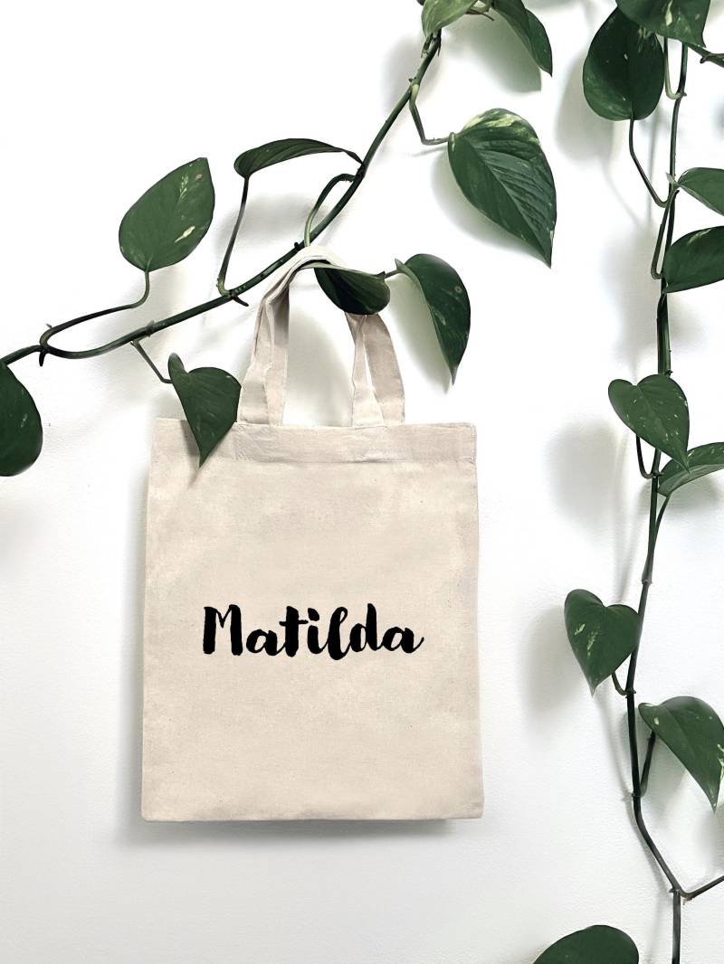Jutebeutel Kinder Handbemalt Personalisiert Name Beutelfee Baumwolle Tasche Beutel von Beutelfee