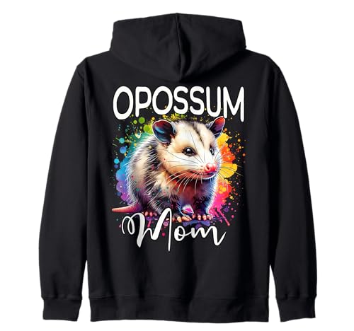 Opossum Mom Beutelratte Mama Opossum Kapuzenjacke von Beutelratte Mama Opossum Für Damen