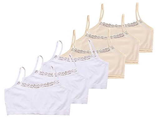 Bevalsa Mädchen Bustier Girls' Bustier with Lace 10-14 Jahre Girls Bras von Bevalsa