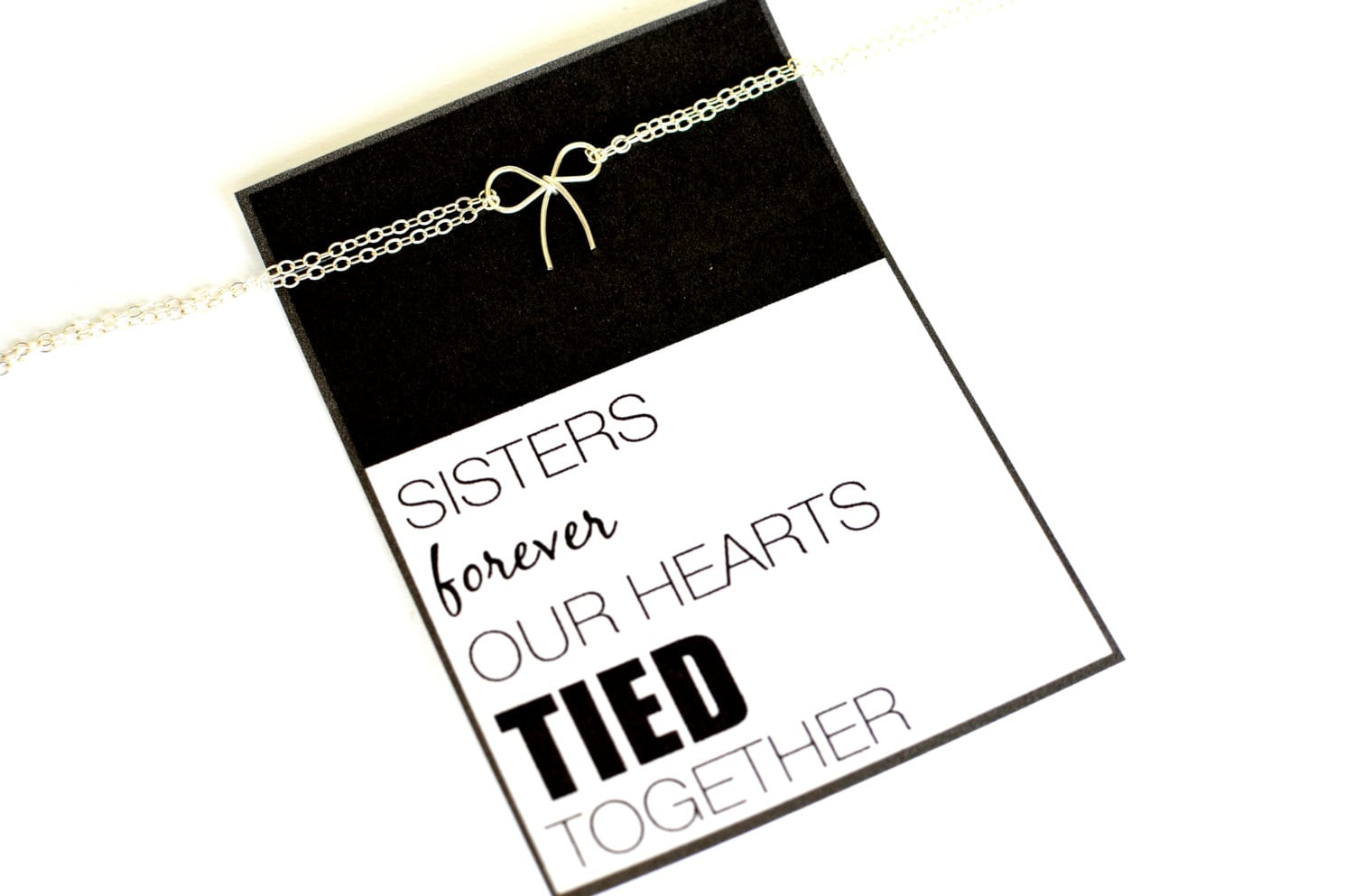 sterling Silber Bogen Armband Schwester Schmuck Geschenk sterling Silber Bogen Armband Schwester Schmuck Geschenk von BevinBold