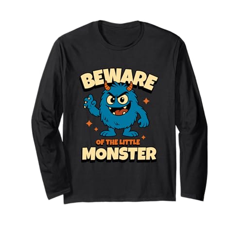 Warnung Kleines Monster Witzig Süß Chaos Wirbelwind Kinder Langarmshirt Warnung Kleines Monster Witzig Süß Chaos Wirbelwind Kinder Langarmshirt von Beware Of The Little Monster Kinder Eltern Humor