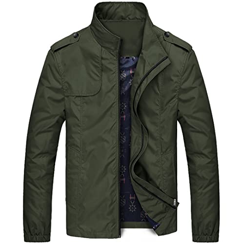 Frühling und Herbst Herren Jacke Jugend Stehkragen Casual Plus Size Windbreaker Mode Herren Kleidung Jacken für Männer C3 M Frühling und Herbst Herren Jacke Jugend Stehkragen Casual Plus Size Windbreaker Mode Herren Kleidung Jacken für Männer C3 M von Bewellan