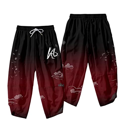 Japanischer Stil Kimono Hosen Set Herren Cosplay Traditionelle Thai Haremshose Harajuku Streetwear Vintage Herren Hose V09327-pants 6XL Japanischer Stil Kimono Hosen Set Herren Cosplay Traditionelle Thai Haremshose Harajuku Streetwear Vintage Herren Hose V09327-pants 6XL von Bewellan