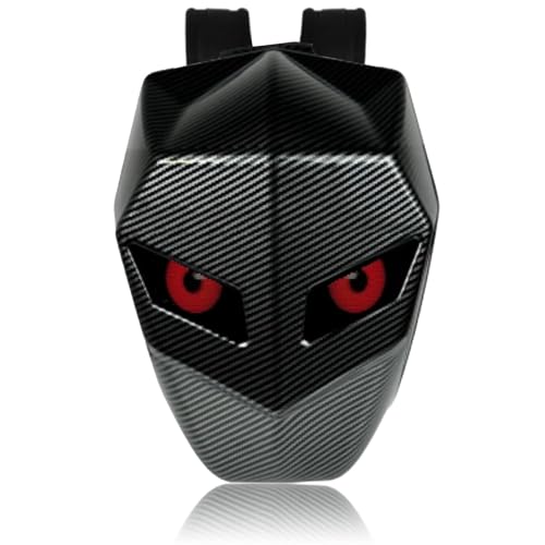 Bewinner Motorrad LED Rucksack mit USB-Anschluss | Wasserdichter 3D-Rucksack für Reisen & Programmierbare Helmtasche mit Auge-Display | Multifunktionaler Motorradrucksack für Herren & Damen von Bewinner