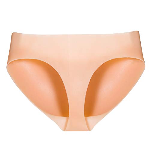 Bewinner Silikon Po Push-up Hose für Po Vergrößerung, Haut freundlich Hüftpolster Control Panties, wasserdicht Silikon Unterhose, Crossdresser Höschen Hip Pads (S) von Bewinner