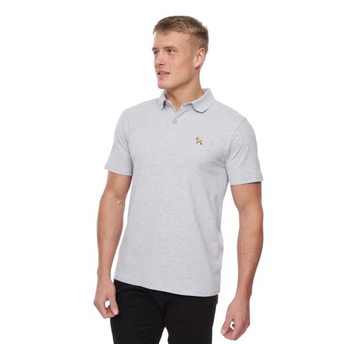 Bewley and Ritch Herren Performance Polo-T-Shirt, perfekt für Freizeit und Outdoor, Größen variieren von M, L, XL, XXL, Barden/Grau meliert, M von Bewley and Ritch