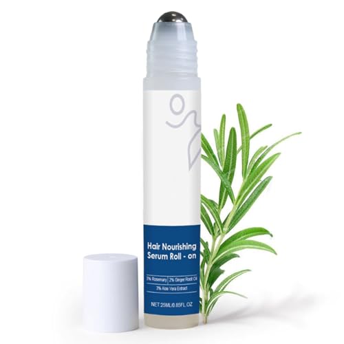 Bexdug Haaröl Für Wachstum | 25ml Roll On Kopfhaut Pflegeöl | Dichte Lösung Für Frauen Männer Lockiges Geschädigtes Trockenes Dünnes Haar | Tägliche Anwendung Reise von Bexdug
