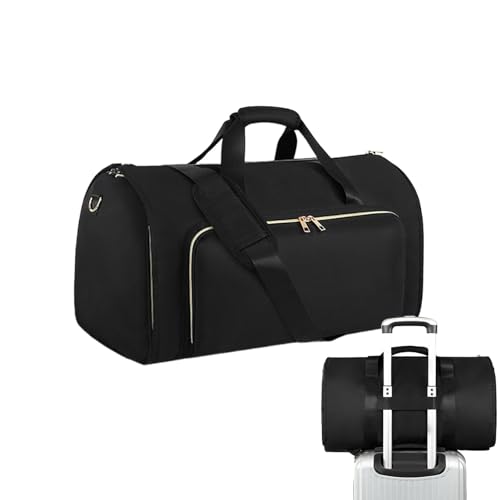 Bexdug Kleiderhandtasche, Duffle-Kleidertasche für die Reise | 2-in-1 große Anzugtasche für Herren - Konvertierbare Reisetasche zum Handgepäck für Männer und Frauen – Hängekoffer, Anzug, von Bexdug