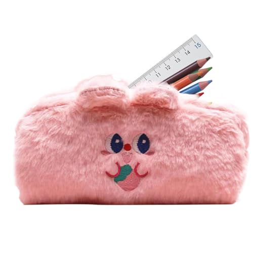 Bexdug Niedliches Plüsch-Bär-Federmäppchen – weiches Plüsch-Federmäppchen – Plüsch-Bär-Federmäppchen, niedliches ästhetisches Federmäppchen, Cartoon-Make-up-Tasche, Refer to Description, Unisex Bexdug Niedliches Plüsch-Bär-Federmäppchen – weiches Plüsch-Federmäppchen – Plüsch-Bär-Federmäppchen, niedliches ästhetisches Federmäppchen, Cartoon-Make-up-Tasche, Refer to Description, Unisex von Bexdug