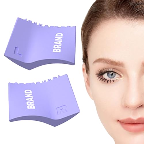 Bexdug Wimpernstempel-Werkzeug, Silikon-Stempelwerkzeug für selbstgemachte untere Wimpern, Tragbares Silikon-Augen-Make-up-Werkzeug für Winged Eyeliner für Mädchen, Make-up-Anfänger von Bexdug