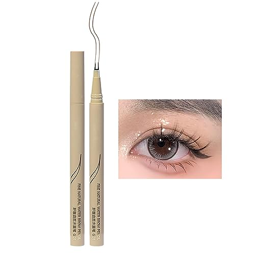 Eyeliner-Stift flüssig - Langlebiger Wasserlinien-Eyeliner,Langlebiger Waterline-Eyeliner, ultrafeiner, glatter, wischfester, schnell trocknender flüssiger Eyeliner für den unteren Bexdug von Bexdug