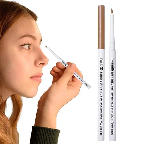 Eyeliner-Stifte wasserfest | Ultrafeiner wasserfester Liner - Langlebiger Augen-Make-up-Eyeliner, schweißfester Eyeliner-Stift für Frauen, kreiert ein anderes Make-up Bexdug von Bexdug