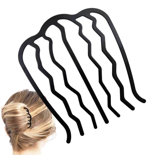 Haarkammklammern zum Stylen,U-förmiges Haarkamm-Zubehör | Französische Twist-Haarkämme, Hochzeit, feines Haar, Damen-Haarkämme aus Metall Bexdug von Bexdug