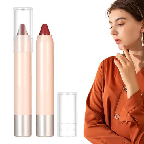 Lipliner-Stift | Lipgloss und Lippenstift 20g Bleistift - Wischfester und hochpigmentierter 20-g-Lippenstiftstift, Damen-Make-up für langanhaltende Farbe Bexdug von Bexdug