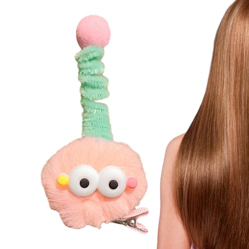 Mädchen Haarspangen | Plüschpuppe Cartoon Entenschnabel Clip,Kawaii-Haarschmuck mit Entenschnabel-Clip, multifunktionale, bequeme, dekorative Haardekoration für Kostümpartys Bexdug von Bexdug