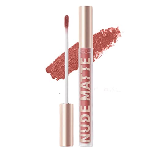 Matter Lipgloss - Langanhaltender, flüssiger, matter Lippenstift - Lip Plumper Make-up-Set, wasserdichtes Samt-Lipgloss-Set, pigmentiertes Lippen-Make-up-Geschenk für Mädchen und Frauen Bexdug von Bexdug