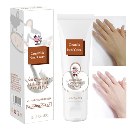 No Crack Handcreme | Feuchtigkeitsspendende Handlotion gegen rissige Hände mit Milch-Hautpflege - Reise-Handcreme, Mini-Handlotion für trockene, rissige Hände und Haut Bexdug von Bexdug