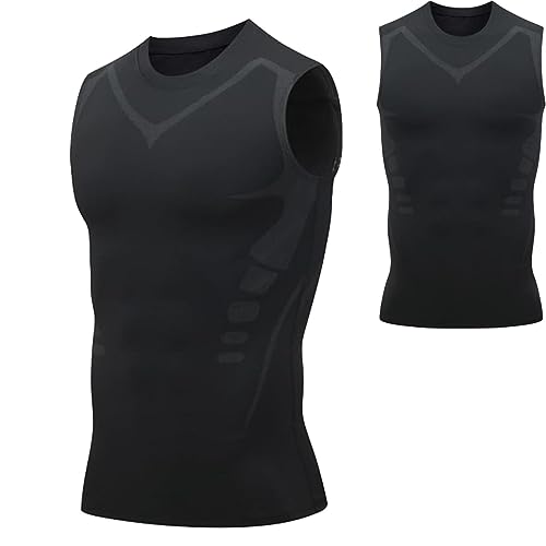 Menionic Tourm-aline Posture Correction Vest, Expe-ctsky Ionic Shaping Vest, Posture Correction for Men and Women von Bexdug