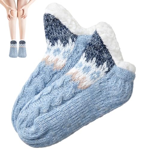Winter-Slipper-Socken - Universelle flauschige Lammwollsocken in Einzelgröße - Haushaltskleidung für Wohnzimmer, Arbeitszimmer, Spielzimmer, Schlafzimmer, Lounge, Esszimmer Bexdug von Bexdug