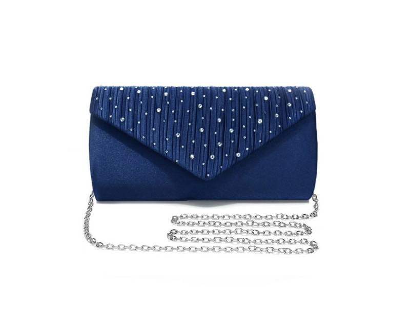 Bextsrack Abendtasche Mit Strass besetzte Abendtasche, Hochzeitsclutch, Partyhandtasche, Schultertasche mit abnehmbarer Kette von Bextsrack