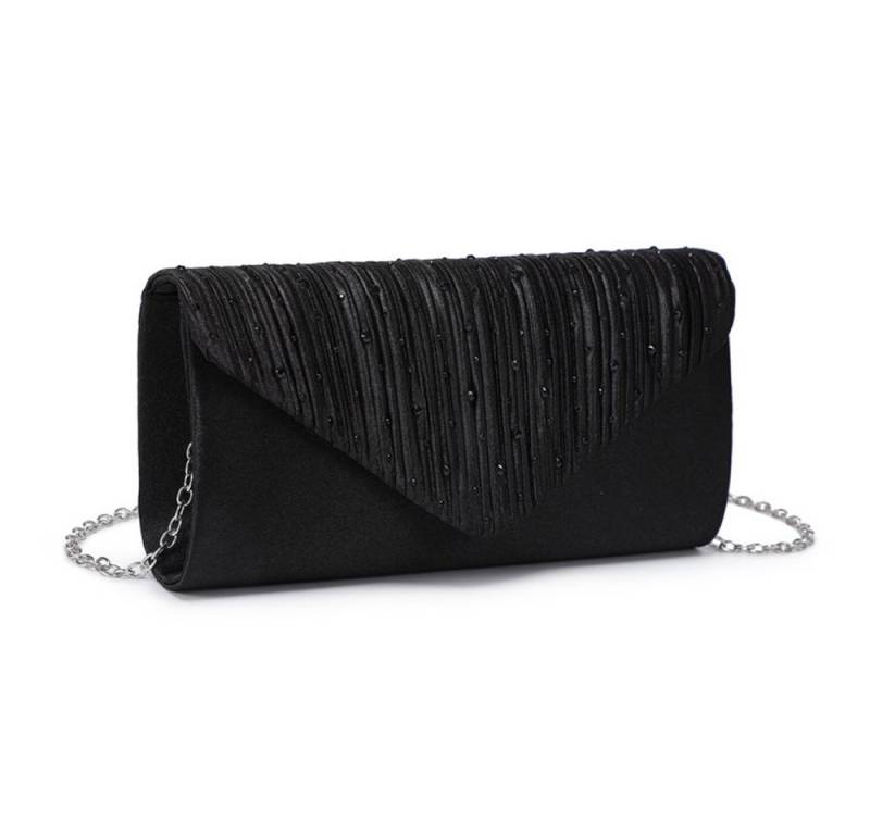 Bextsrack Abendtasche Mit Strass besetzte Abendtasche, Hochzeitsclutch, Partyhandtasche, Schultertasche mit abnehmbarer Kette von Bextsrack