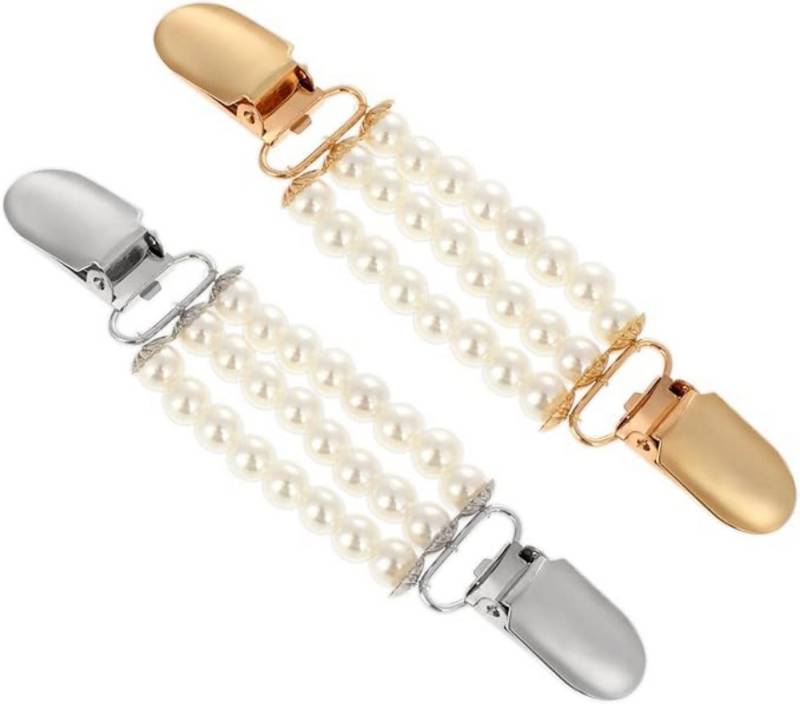 Bextsrack Anstecknadel Set Pin Pullover Clips Vintage Kreative Strickjacken Clips (2-tlg) von Bextsrack