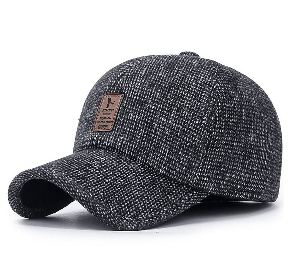 Bextsrack Baseball Cap Winter Baseball Cap mit Ohrenklappen Herren Wärmemütze von Bextsrack