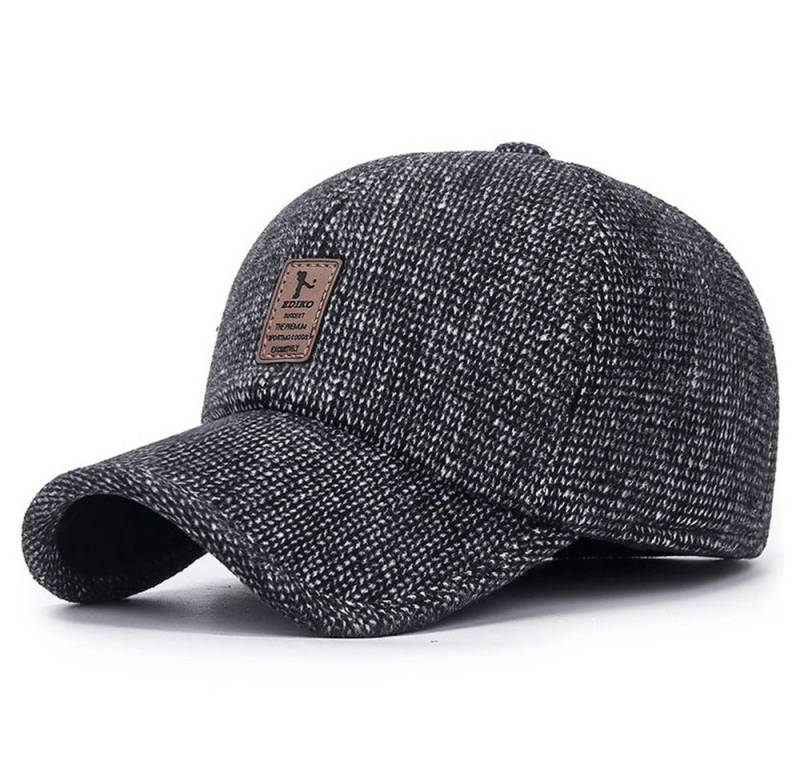 Bextsrack Baseball Cap Winter Baseball Cap mit Ohrenklappen Herren Wärmemütze von Bextsrack