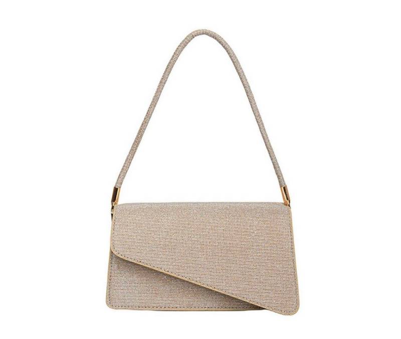 Bextsrack Clutch Pailletten Handtasche Damen Klein mit 2 Fächern von Bextsrack