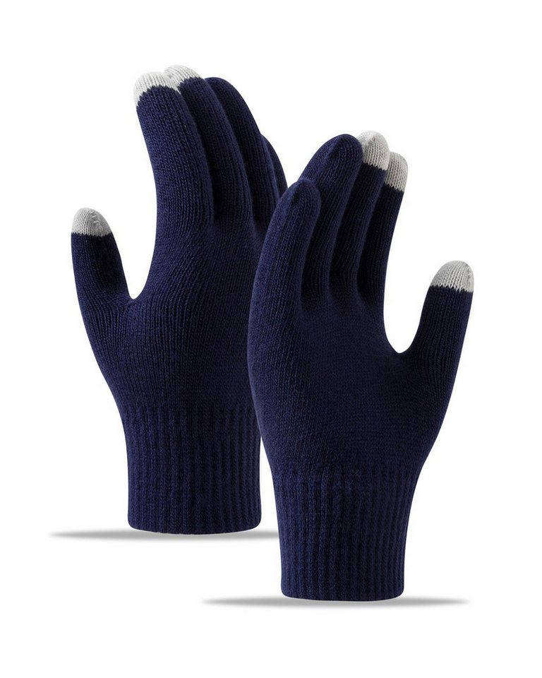 Bextsrack Fleecehandschuhe Winterhandschuhe Touchscreen Handschuhe Strick handschuhe (Sport Warm und Winddicht) für Skifahren Radfahren und SMS, Geeinget für Damen und Herren von Bextsrack