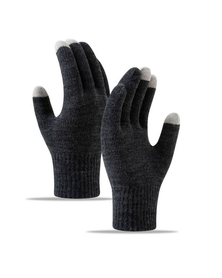 Bextsrack Fleecehandschuhe Winterhandschuhe Touchscreen Handschuhe Strick handschuhe (Sport Warm und Winddicht) für Skifahren Radfahren und SMS, Geeinget für Damen und Herren von Bextsrack