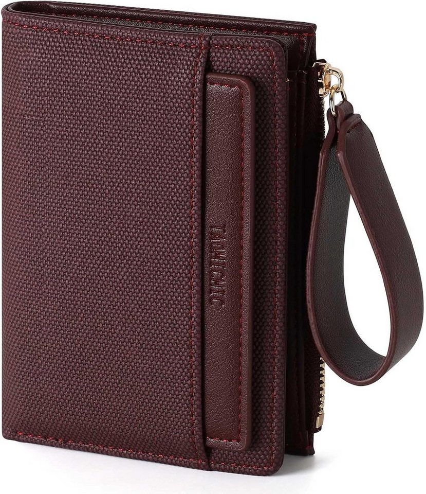 Bextsrack Geldbörse Damen Geldbörse, kleine Münzbörse, faltbare Handtasche mit mehreren Kartenfächern von Bextsrack