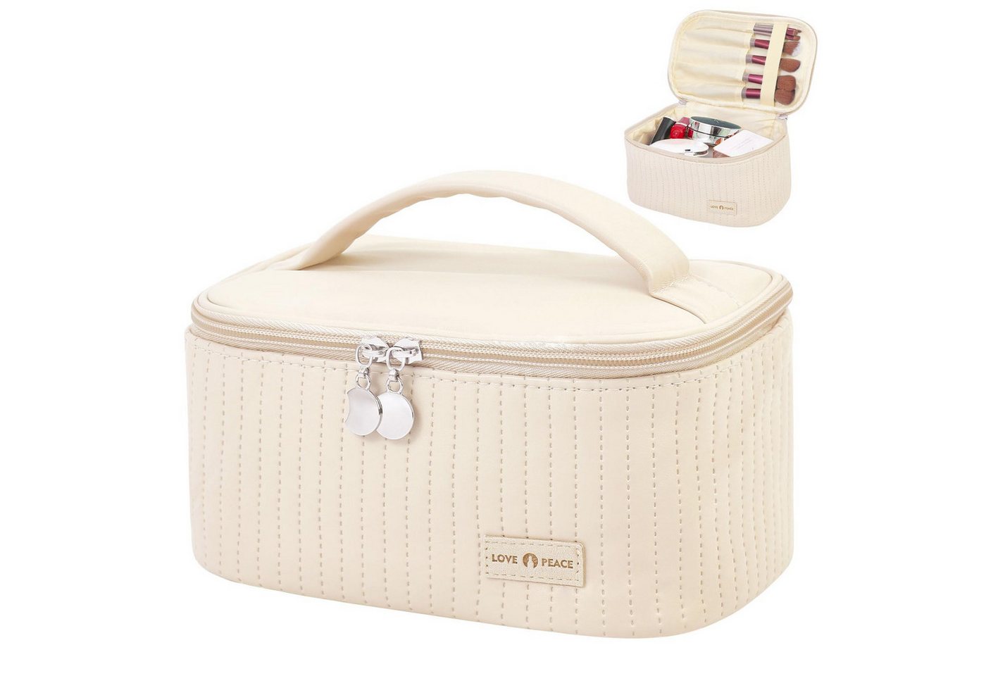 Bextsrack Kosmetiktasche Große Kosmetiktasche, Damen Kulturbeutel, Tragbare Kulturbeutel, Reise-Kulturbeutel, wasserdichte Kosmetiktasche von Bextsrack