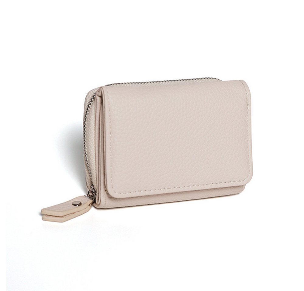 Bextsrack Mini Geldbörse Damen Kleinledergeldbörse mit Münzfach und RFID-Schutz (1-tlg), Klassisch von Bextsrack