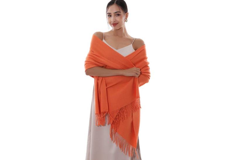 Bextsrack Modeschal Damen Schultertuch Abendkleid festlich Schal, mit quasten/fransen, Tücher für abendkleid Stola Scarf Winterschal von Bextsrack