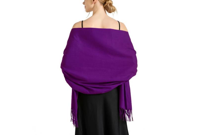 Bextsrack Modeschal Damen Schultertuch Abendkleid festlich Schal, mit quasten/fransen, Tücher für abendkleid Stola Scarf Winterschal von Bextsrack