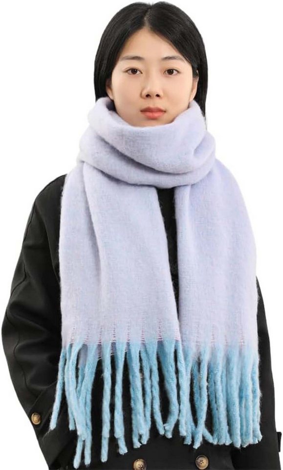 Bextsrack Modeschal Damen Winter Halstuch Kuschelig Dicker Schal Tücher von Bextsrack