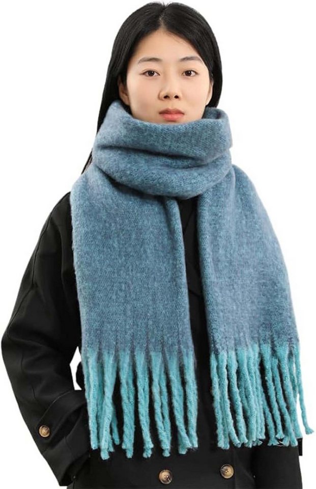 Bextsrack Modeschal Damen Winter Halstuch Kuschelig Dicker Schal Tücher von Bextsrack
